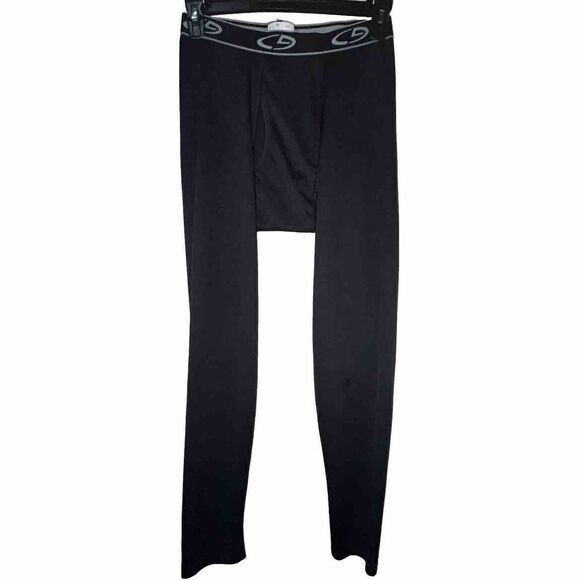 champion‎ performance base layer mens pants tights lined black Medium Run Sports - Picture 1 of 5